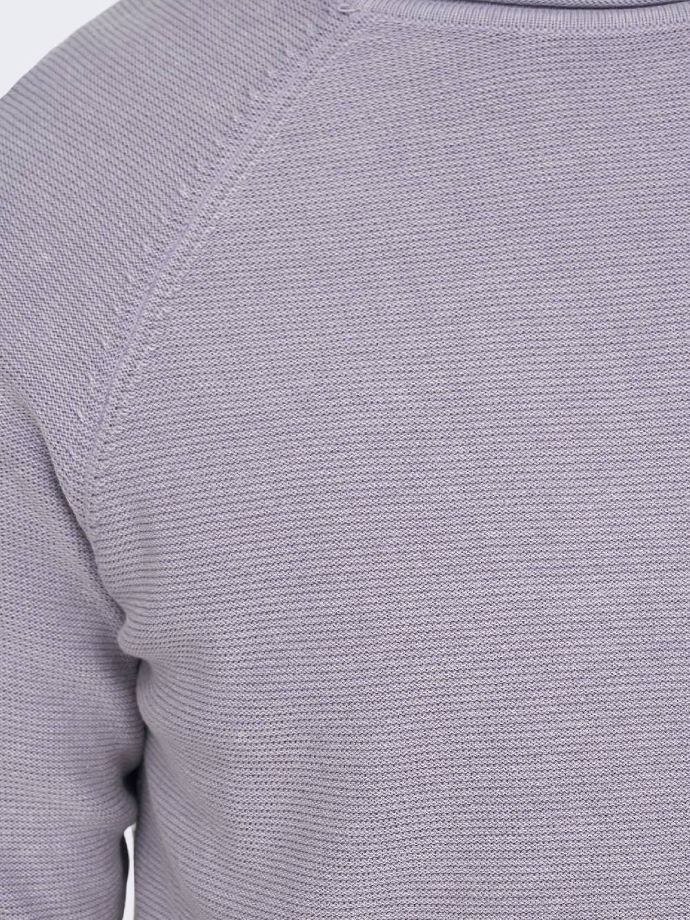 Only & Sons ONSDEXTOR 12 Wash Raglan Knit (22016131 Purple Ash) Tägliche Deals