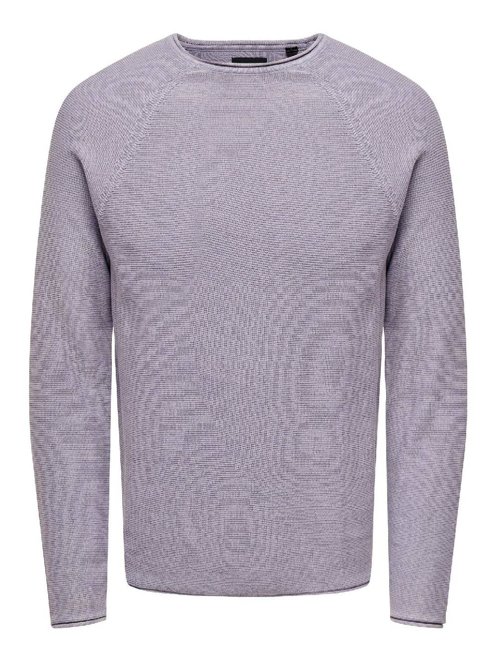 Only & Sons ONSDEXTOR 12 Wash Raglan Knit (22016131 Purple Ash) Tägliche Deals