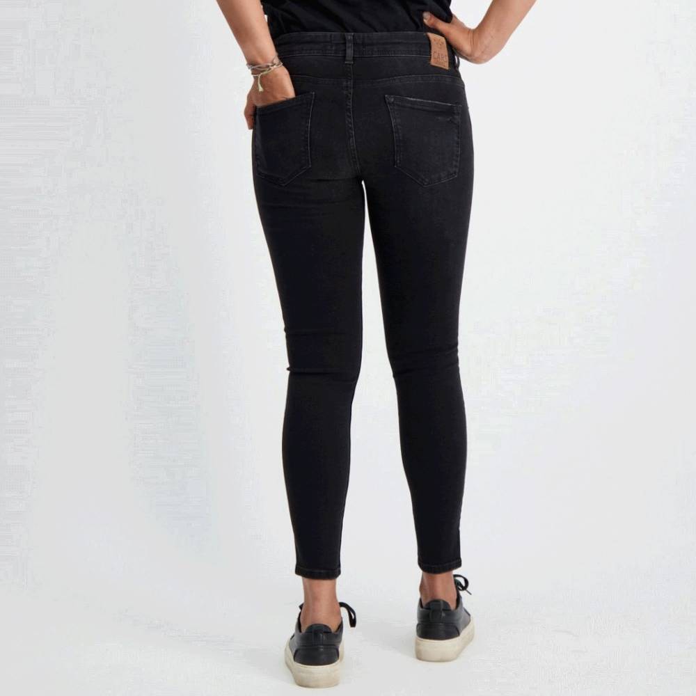 Cars Jeans MAREN Skinny Emb. Black Twill Super Sparpreis