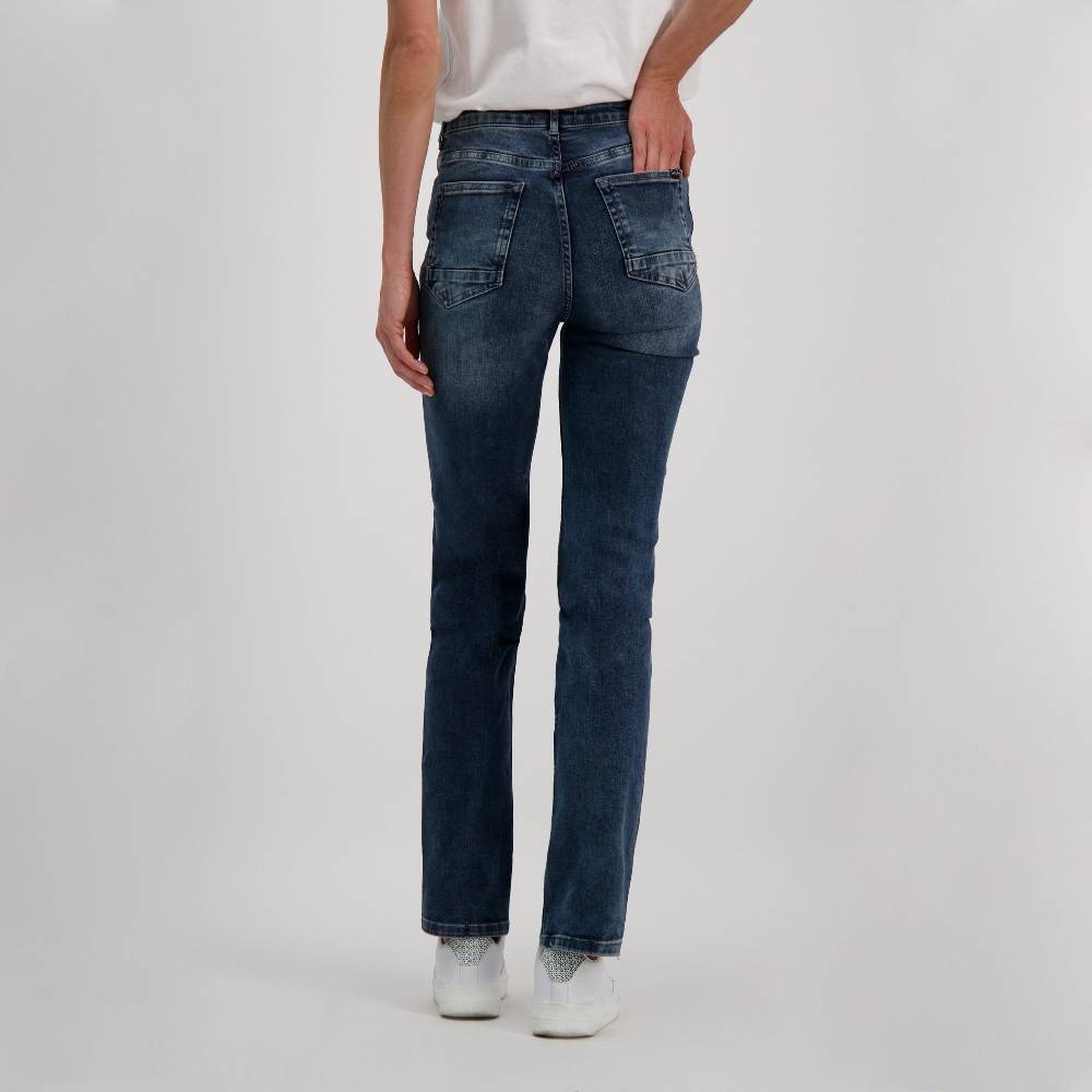 Cars Jeans JOYCE Slim Den.Blue Black Letzte 3 Tage