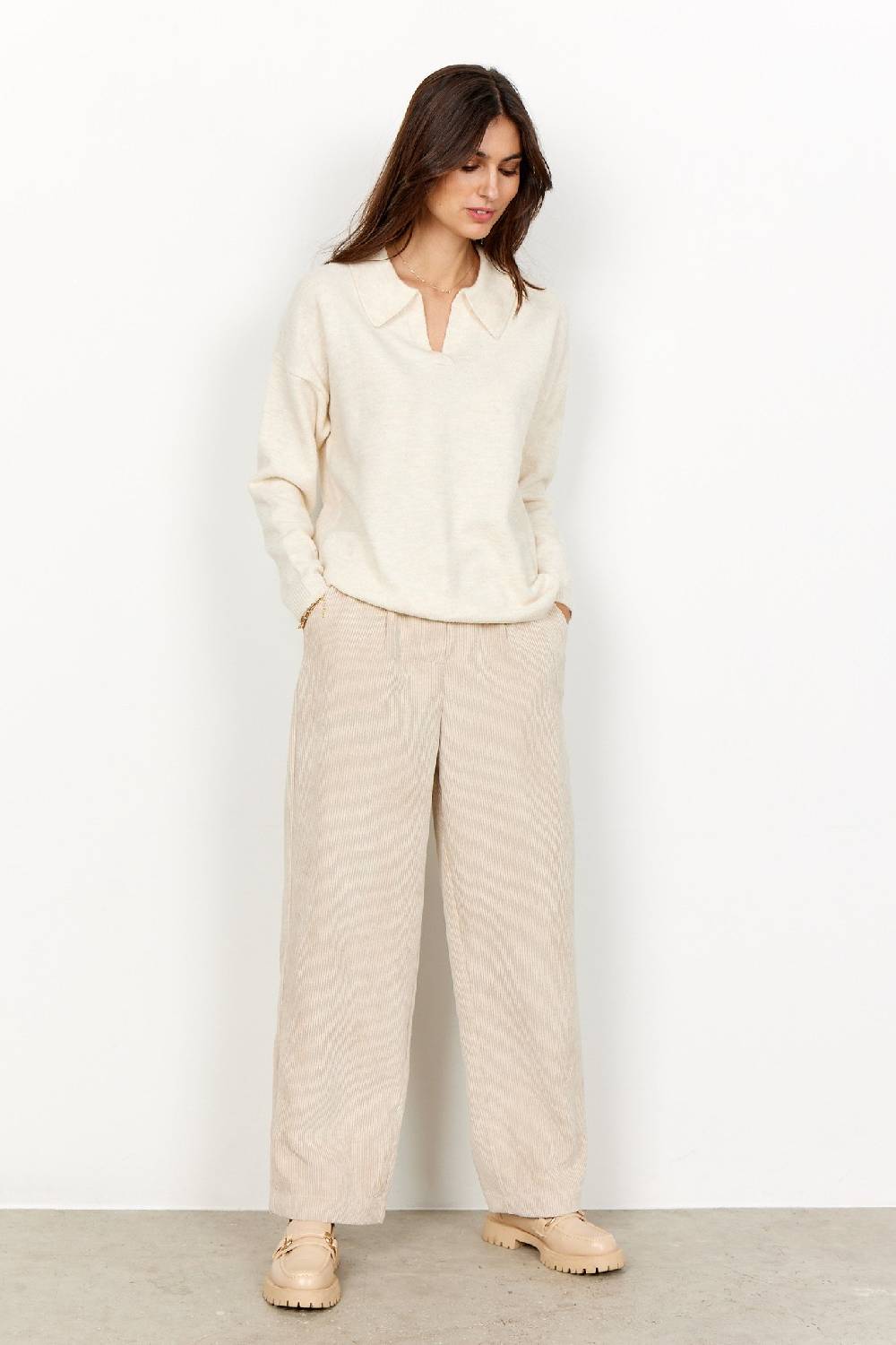 Soya Concept SC-NESSIE 44 PULLOVER (91620 CREAM MELANGE) Riesige Rabatte