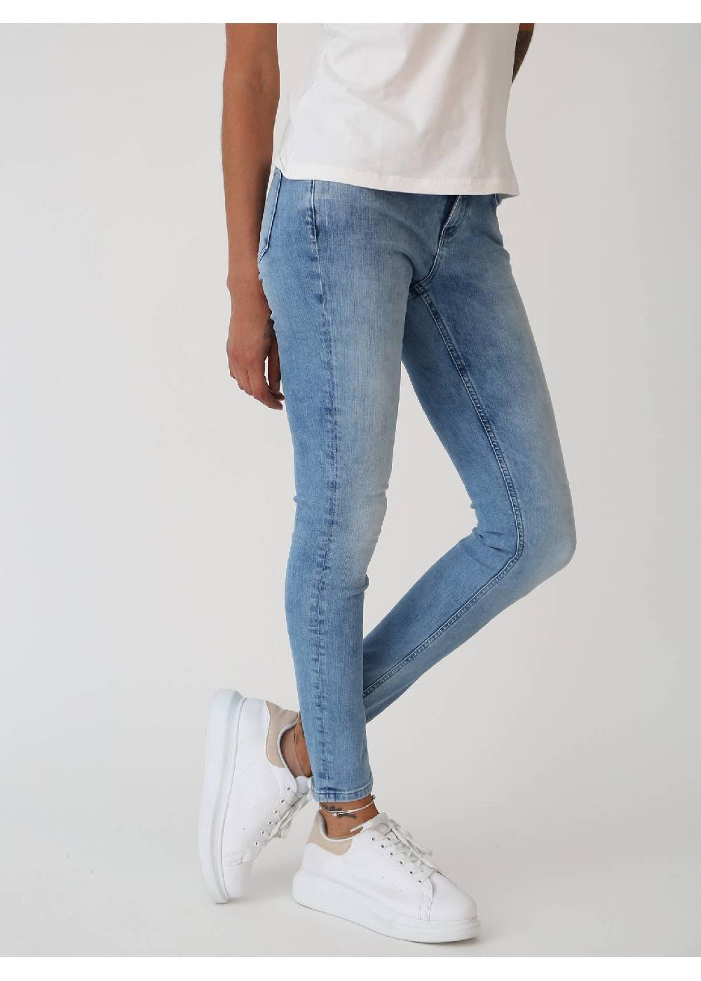 M.O.D Sina Skinny Fit Panda Blue 50% Rabatt für begrenzte Zeit