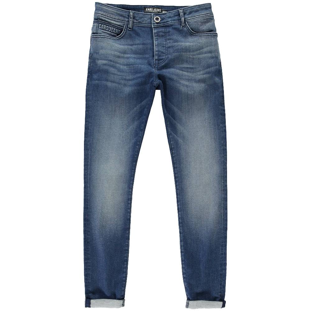 Cars Jeans DUST Super Skinny Blue Coated (56) Outlet