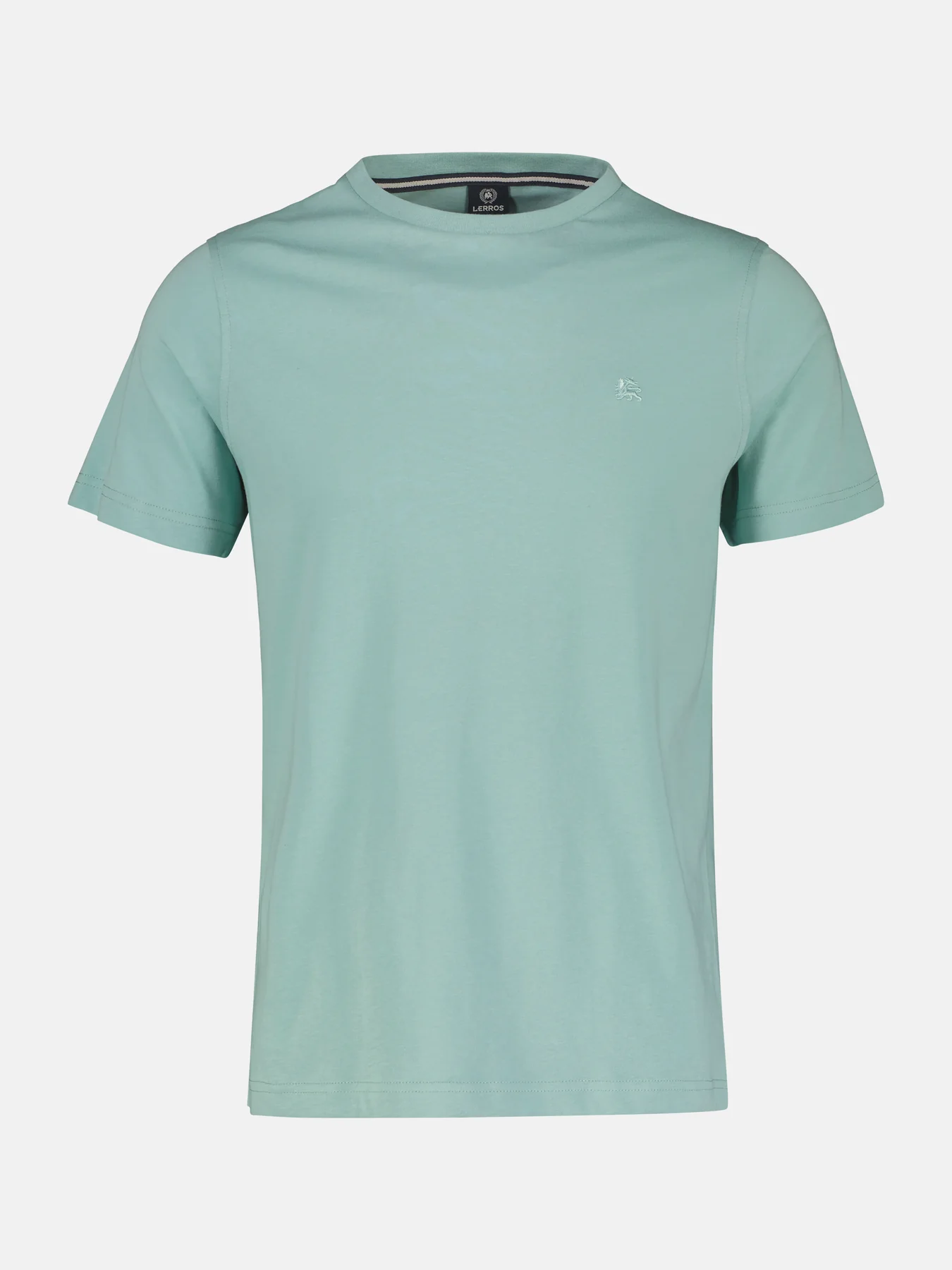 Lerros 2423000 EFFEN BASIC T-SHIRT LOGOSTEEK (622 COASTAL SEA BLUE) Online Shopping
