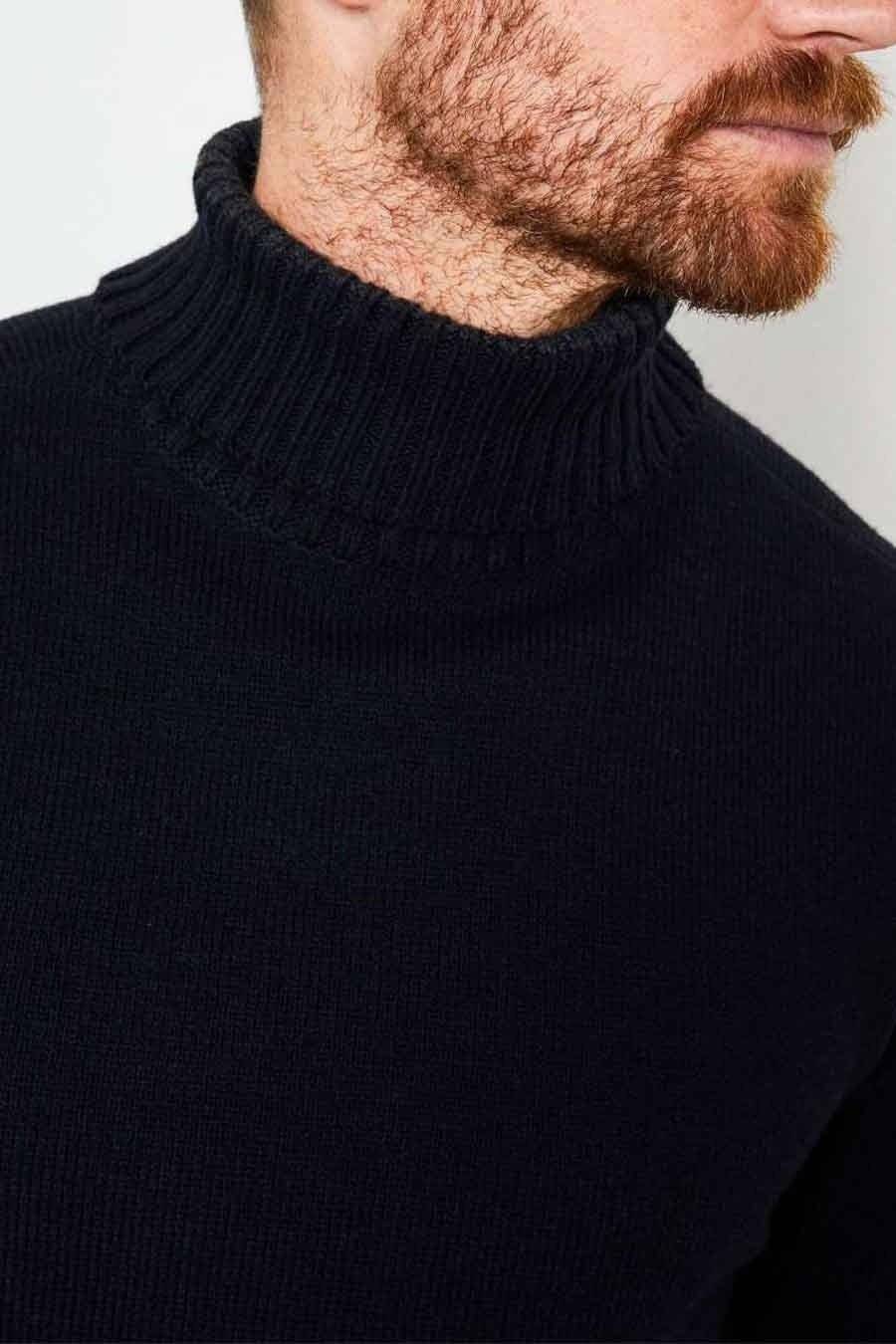 Petrol M-3000-KWC222 Turtleneck Pullover (5091 Dark Navy) Nur noch ein Tag übrig
