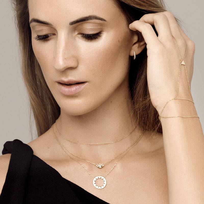 Mosuo Jewellery Dreieck Finger Armband Super Rabatt
