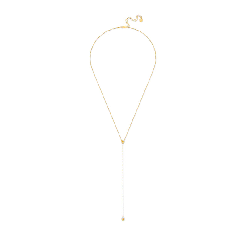 Mosuo Jewellery Teardrop Lariat Halskette - Vermeil Kostenloser Versand international
