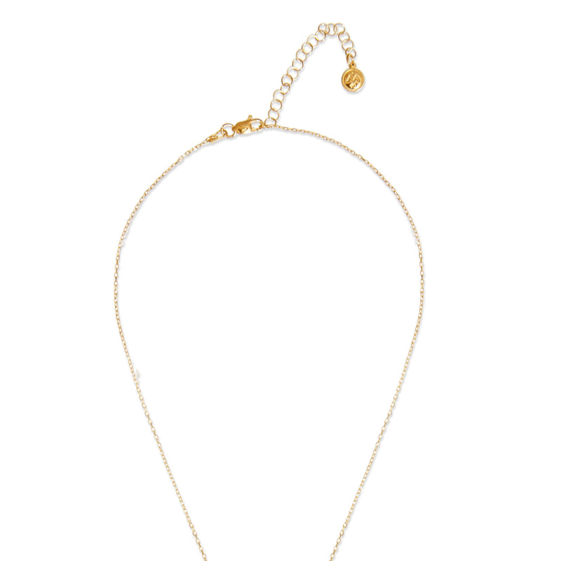 Mosuo Jewellery Teardrop Lariat Halskette - Vermeil Kostenloser Versand international