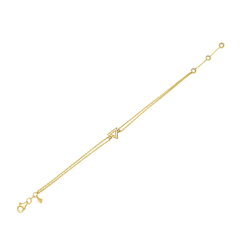 Mosuo Jewellery Dreieck Gold Armband Outlet