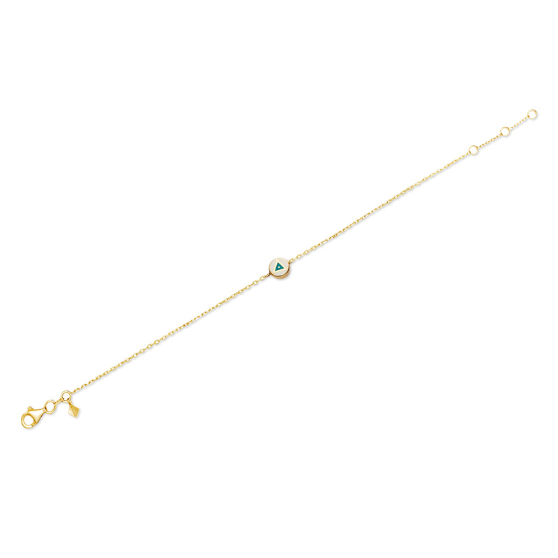 Mosuo Jewellery Emaille Dreieck Armband Auslauf