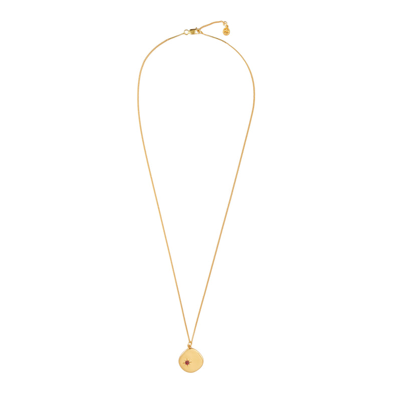 Mosuo Jewellery Geburtsstein Halskette Januar - Vermeil & Granat Angebote