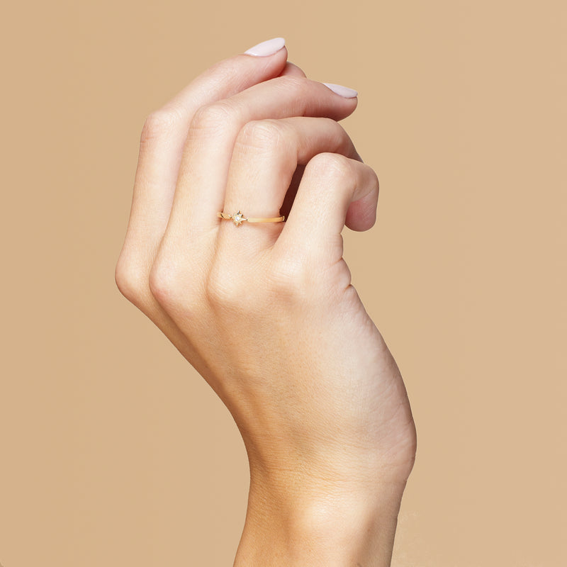 Mosuo Jewellery Diamant Nordstern Ring Günstig kaufen