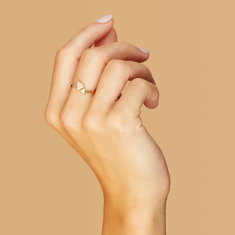Mosuo Jewellery Pfeil Rosé Ring Saisonschlussverkauf