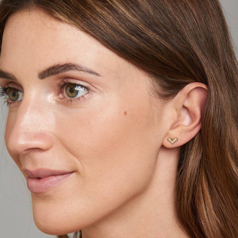 Mosuo Jewellery Diamant Herz Ohrringe Osterangebot