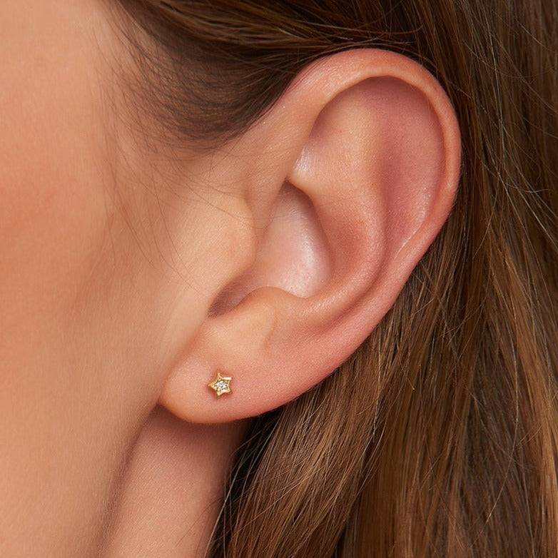 Mosuo Jewellery Diamant Stern Ohrstecker Muttertagsangebot