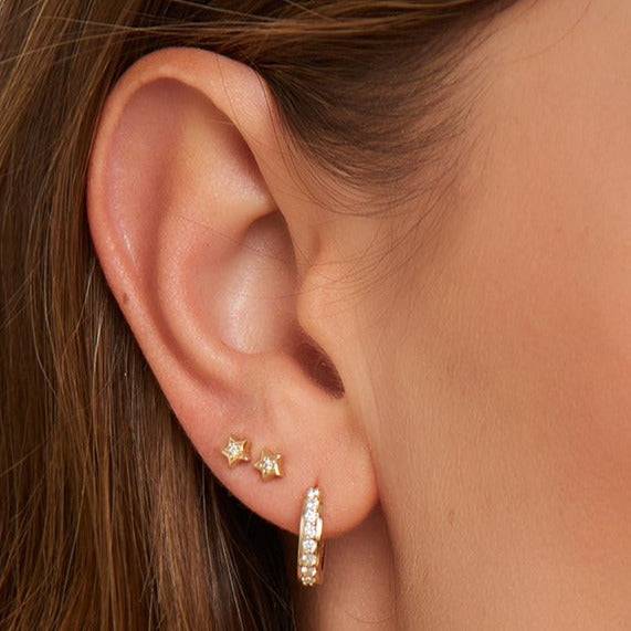 Mosuo Jewellery Diamant Stern Ohrstecker Muttertagsangebot