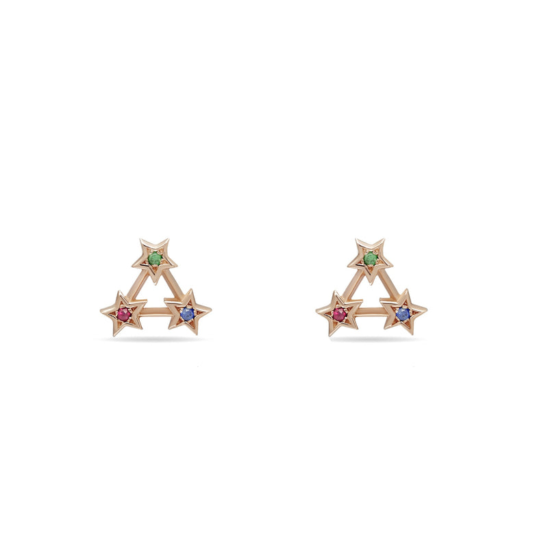 Mosuo Jewellery Regenbogen Stern Ohrstecker Zeitlich begrenztes Angebot