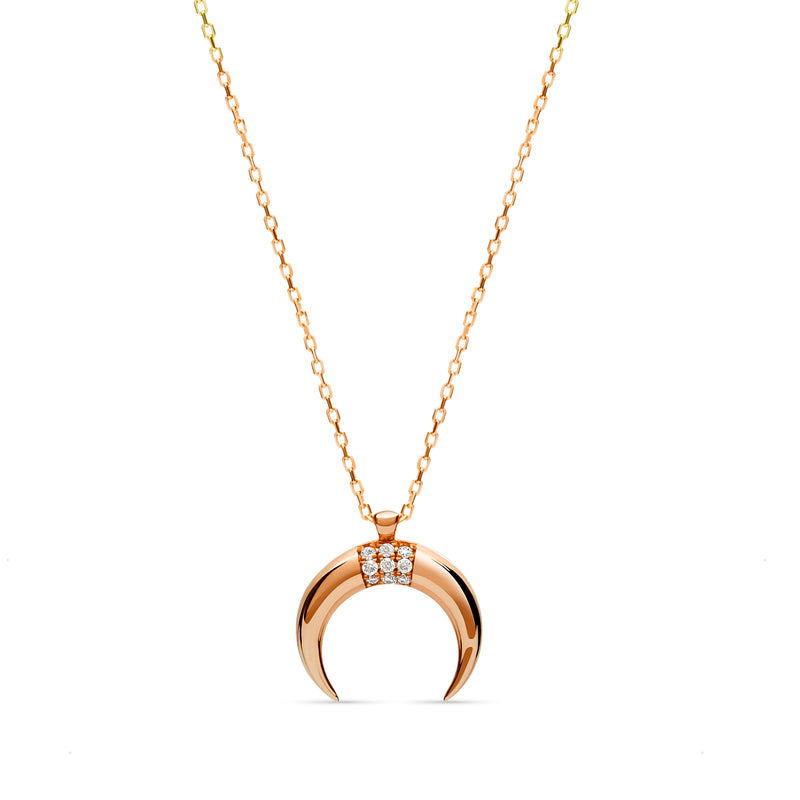Mosuo Jewellery Mond Diamant Anhängerkette Riesige Ersparnisse
