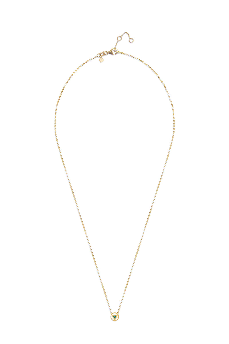 Mosuo Jewellery Emaille Dreieck Halskette 50% Rabatt mit kostenlosem Versand