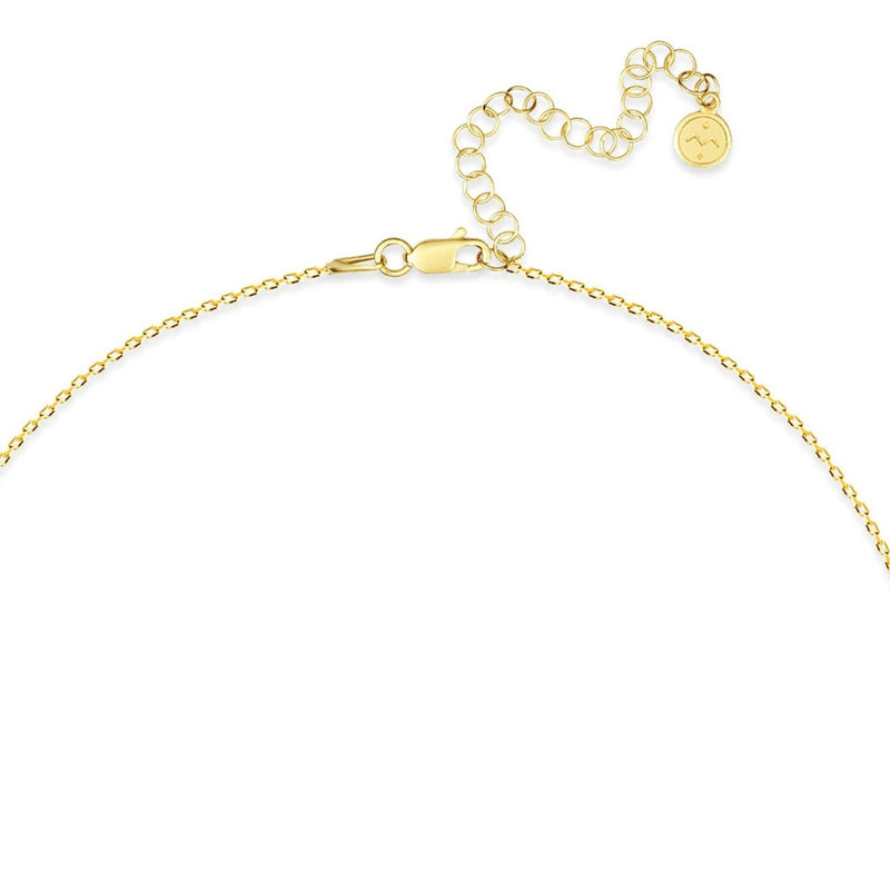 Mosuo Jewellery Diamant Buchstaben Halskette “A” - Vermeil Clearance-Verkauf