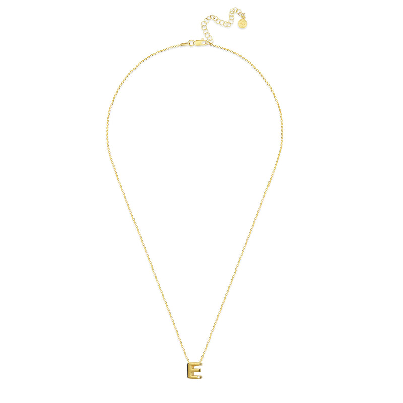 Mosuo Jewellery Diamant Buchstaben Halskette “E” - Vermeil Speichern exportieren