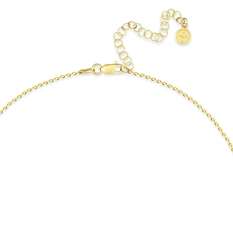Mosuo Jewellery Diamant Buchstaben Halskette “F” - Vermeil Black Friday Preise