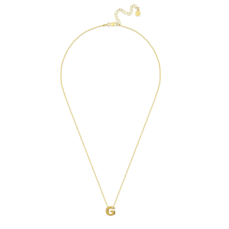 Mosuo Jewellery Diamant Buchstaben Halskette “G” - Vermeil Im Verkauf