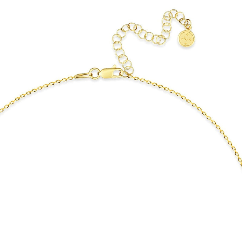 Mosuo Jewellery Diamant Buchstaben Halskette “I” - Vermeil 50% Rabatt für begrenzte Zeit