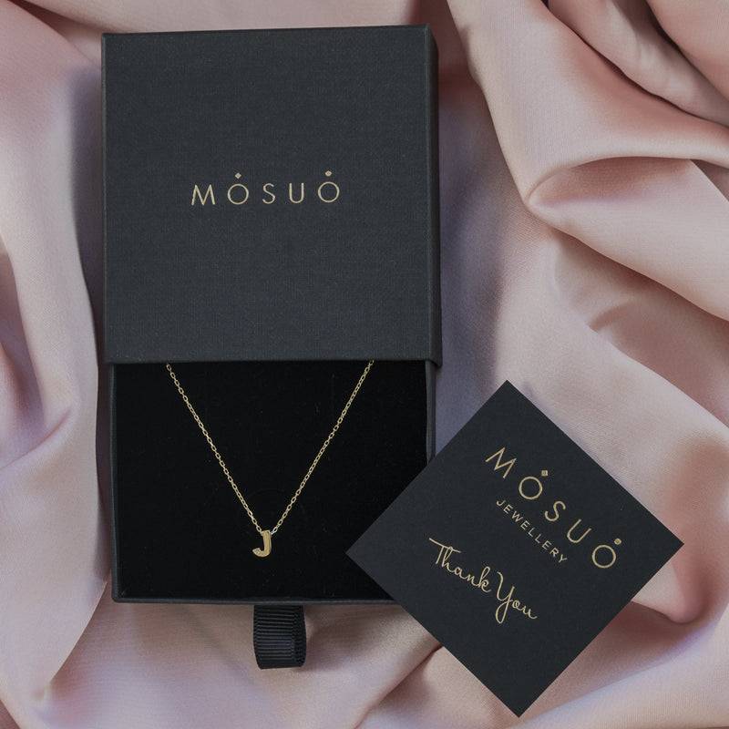 Mosuo Jewellery Diamant Buchstaben Halskette “J” - Vermeil Rabatte dieses Monats