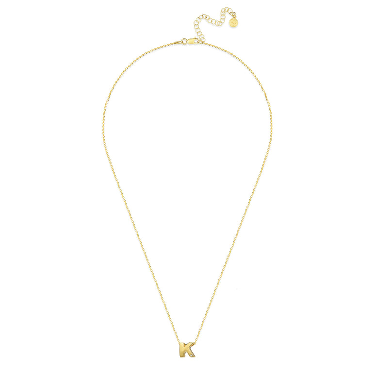 Mosuo Jewellery Diamant Buchstaben Halskette “K” - Vermeil 2025