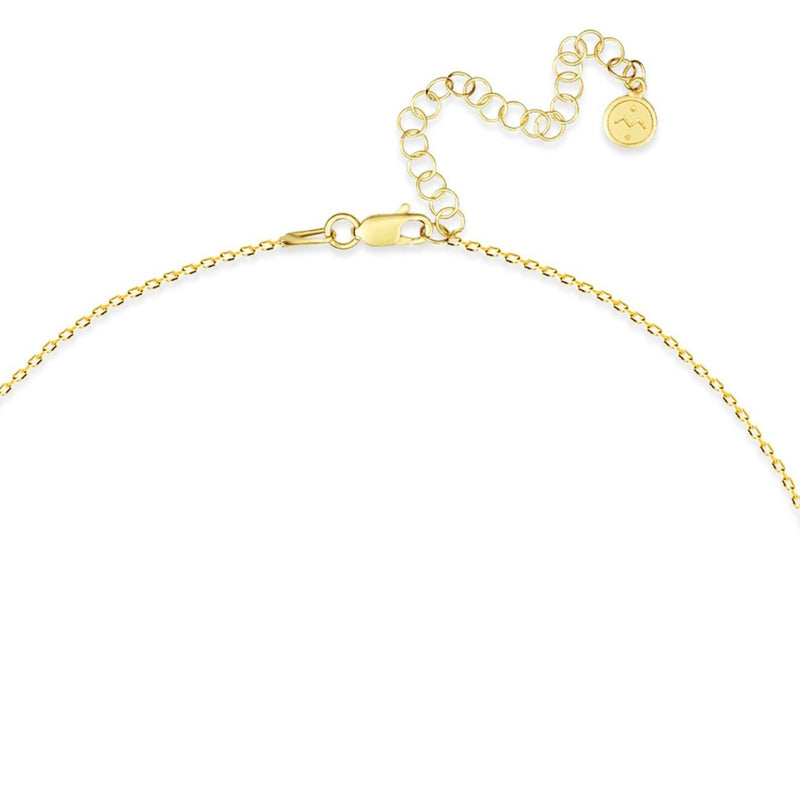 Mosuo Jewellery Diamant Buchstaben Halskette “M” - Vermeil Outlet