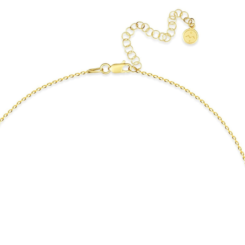 Mosuo Jewellery Diamant Buchstaben Halskette “O” - Vermeil Verkauf