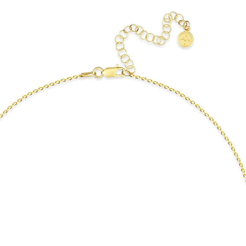 Mosuo Jewellery Diamant Buchstaben Halskette “P” - Vermeil Angebote