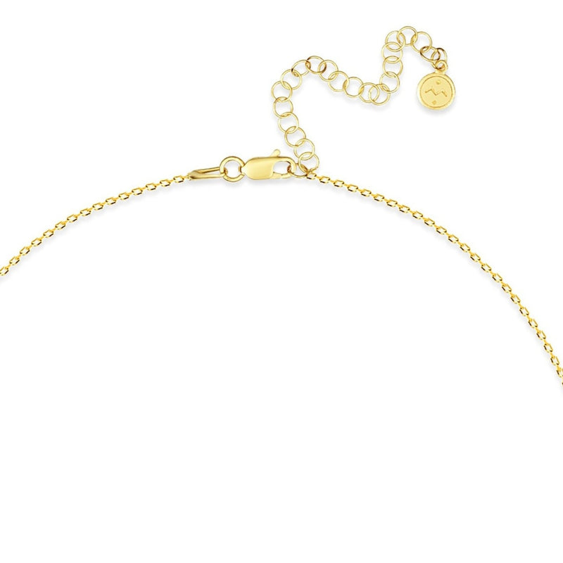 Mosuo Jewellery Diamant Buchstaben Halskette “Q” - Vermeil Hotsell