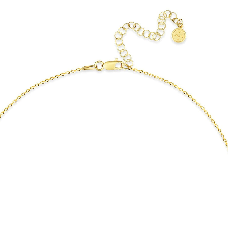 Mosuo Jewellery Diamant Buchstaben Halskette “S”- Vermeil Schlussverkauf