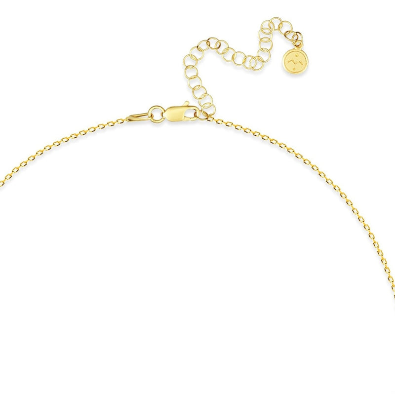 Mosuo Jewellery Diamant Buchstaben Halskette “T”- Vermeil Günstiger Verkauf