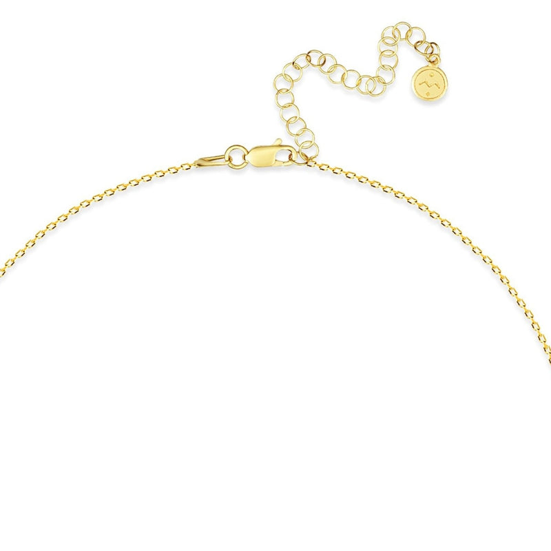Mosuo Jewellery Diamant Buchstaben Halskette “U”- Vermeil Fabrikverkauf