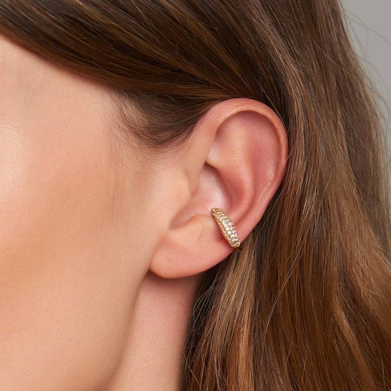 Mosuo Jewellery Athena Topas Ohrklemme - Vermeil Limitierter Zeitrabatt