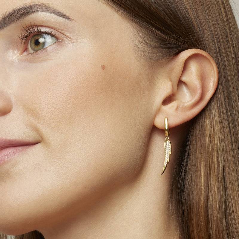 Mosuo Jewellery Engelsflügel Ohrringe - Vermeil Sonderangebot