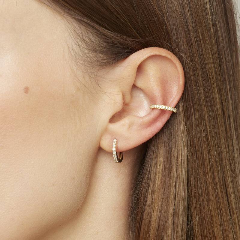 Mosuo Jewellery Ohrklemme Zirconia - Vermeil Günstig kaufen