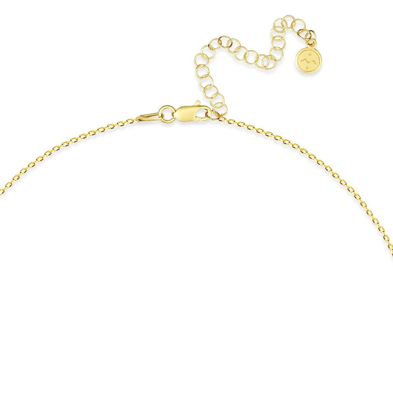 Mosuo Jewellery Diamant Buchstaben Halskette “Z”- Vermeil Begrenztes Angebot