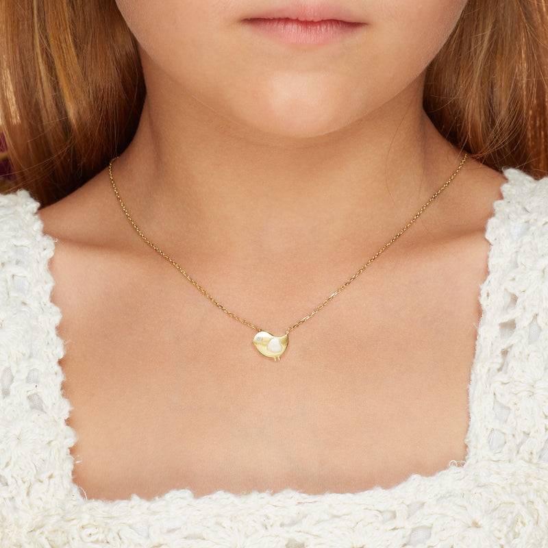Mosuo Jewellery KIDS Vogel Diamant Halskette Valentinstagsangebot