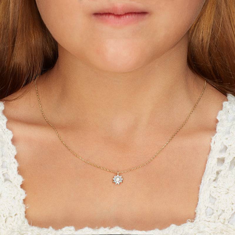 Mosuo Jewellery KIDS Emaille Blumen Halskette Jubiläumsangebot
