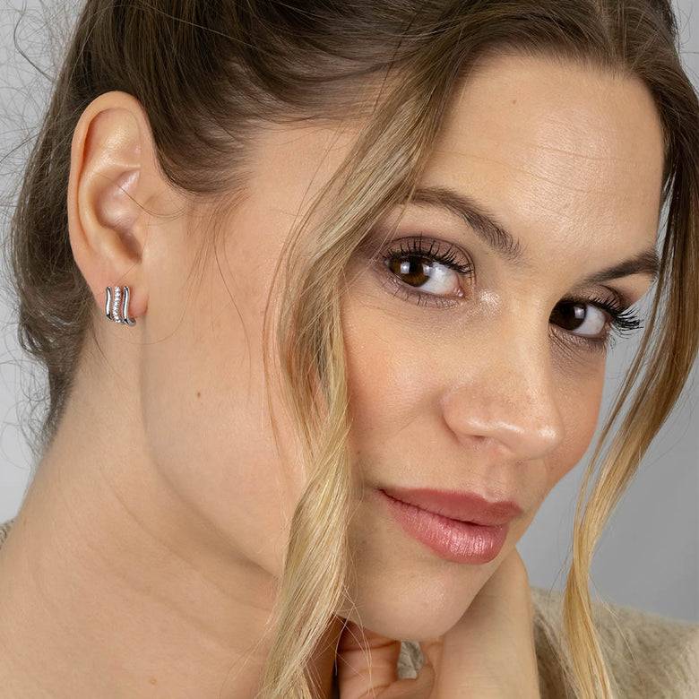 Nana Kay Natural Flow Ohrstecker Brienne Zirkonia Kostenloser Versand