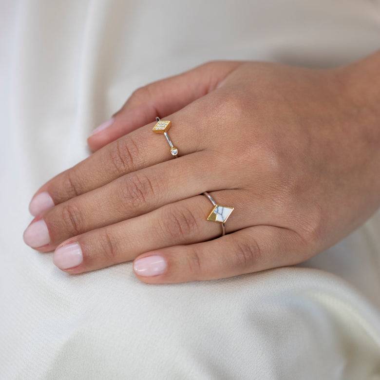 Nana Kay Roman Vibes Ring Marble Nur für heute