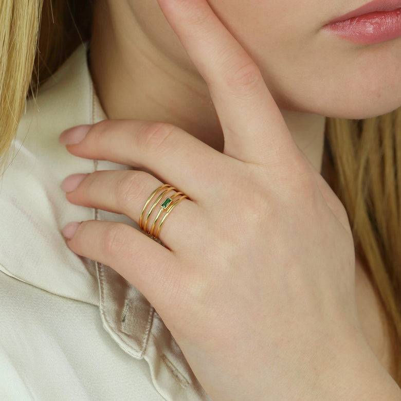 Nana Kay Modern Aztec Ring Xilonen Vierteljährliche Förderung
