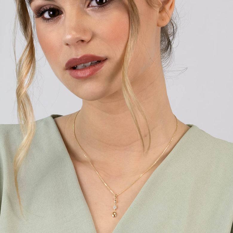 Nana Kay Echtgold Collier affidée Riesige Rabatte