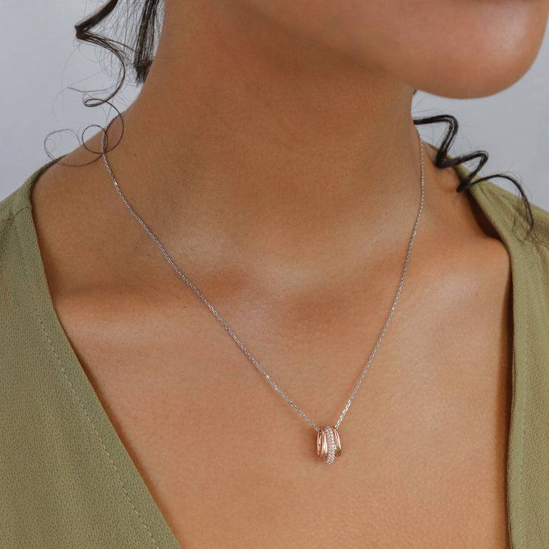 Nana Kay Echtgold Collier pendentif Rosé Online