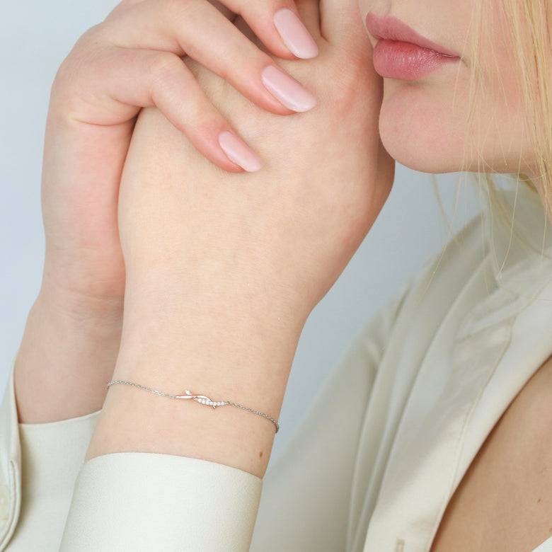 Nana Kay Echtgold Armband Fidèle Rosé Valentinstagsangebot