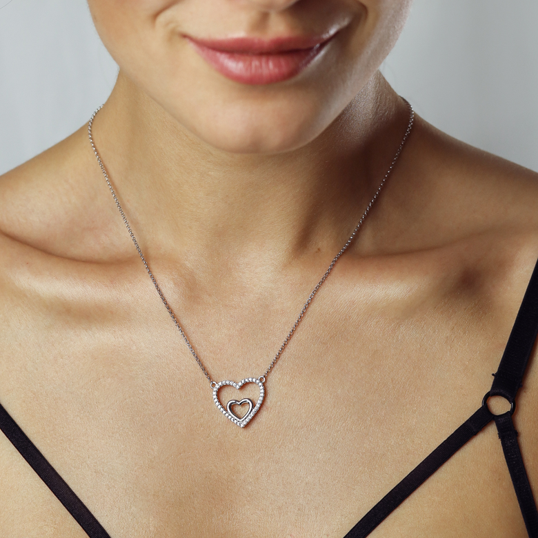 Nana Kay Double Happiness Halskette Silber Blitzangebot